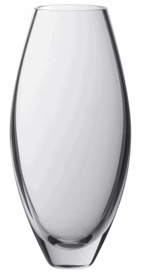 DARTINGTON CRYSTAL OPUS LARGE OVAL VASE